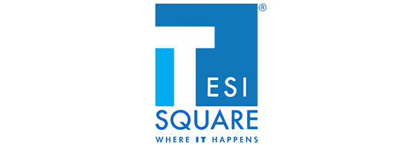Logo for IT Square with stylized blue blocks and the tagline 'WHERE IT HAPPENS'