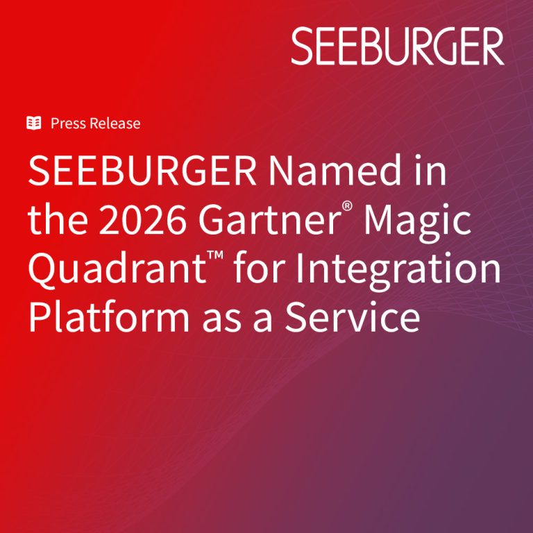 SEEBURGER Named in the 2026 Gartner® Magic Quadrant™ for Integration Platform as a Service